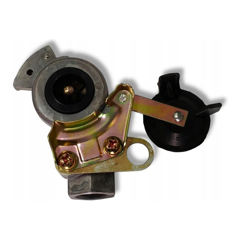 M22 hard pneumatic connector, black plug