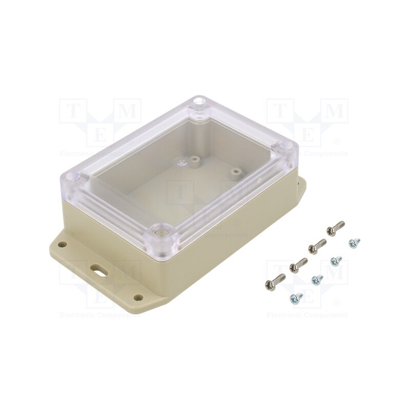 1 pcs x HAMMOND - RP1085BFC - Enclosure: multipurpose, X: 75mm, Y: 105mm, Z: 40mm, Ritec, ABS, IP65