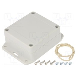 1 pcs x HAMMOND - RP1050BF - Enclosure: multipurpose, X: 80mm, Y: 85mm, Z: 40mm, with fixing lugs