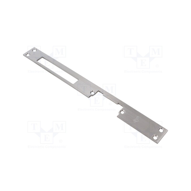 1 pcs x LOCKPOL - 902 X - Frontal plate, long,flat, W: 25mm, for electromagnetic lock