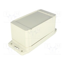 1 pcs x HAMMOND - 1555CF42GY - Enclosure: multipurpose, X: 66mm, Y: 120mm, Z: 62mm, 1555F, ABS, grey