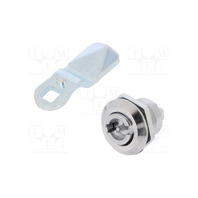 1 pcs x ELESA+GANTER - GN 115-VDE-24 - Lock, cast zinc, 24mm, Kind of insert bolt: double-bit insert