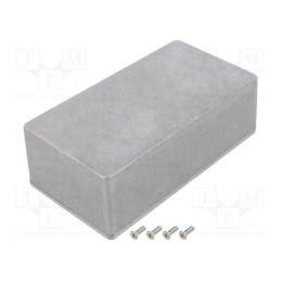 1 pcs x HAMMOND - 1590P1 - Enclosure: multipurpose, X: 82mm, Y: 153mm, Z: 50mm, 1590, aluminium