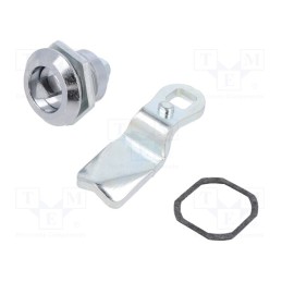 1 pcs x ELESA+GANTER - GN 115-DK-28 - Lock, cast zinc, 28mm, Kind of insert bolt: T7