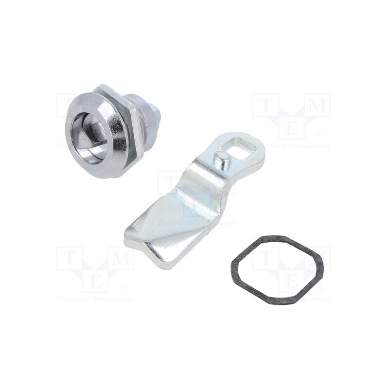 1 pcs x ELESA+GANTER - GN 115-DK-28 - Lock, cast zinc, 28mm, Kind of insert bolt: T7