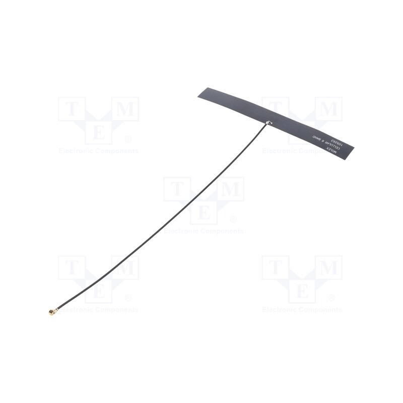 1 pcs x MOLEX - 105263-0003 - Antenna, GSM,LTE, 2.2dBi,3dBi, linear, U.FL, Len: 200mm