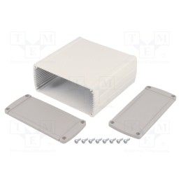 1 pcs x TEKO - TEKAL 31.30 - Enclosure: multipurpose, with panel, TEKAL, X: 106mm, Y: 110mm, grey