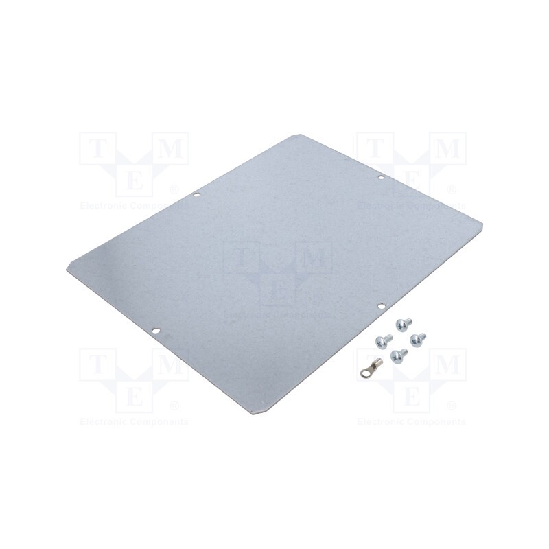 1 pcs x MOLEX - 93604-0056 8000.6276.0 - Mounting plate, steel, W: 221mm, L: 267mm, Thk: 1.5mm, MX-936040037