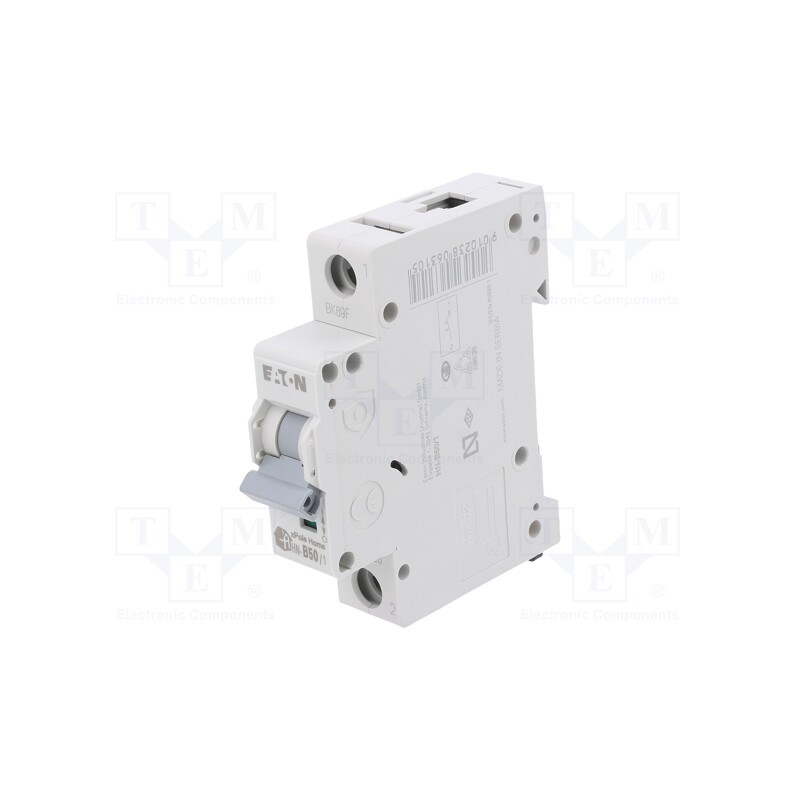 1 pcs x EATON ELECTRIC - HN-B50/1 - Circuit breaker, 230/400VAC, Inom: 50A, Poles: 1, Charact: B, 6kA