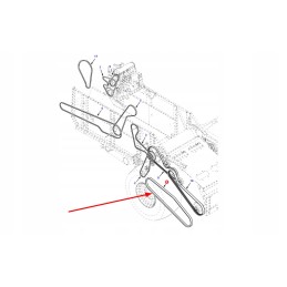 71423444 V-belt for the inclined conveyor drive