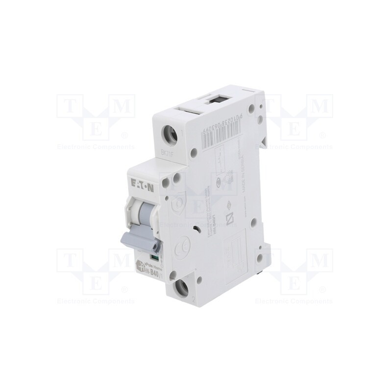 1 pcs x EATON ELECTRIC - HN-B40/1 - Circuit breaker, 230/400VAC, Inom: 40A, Poles: 1, Charact: B, 6kA