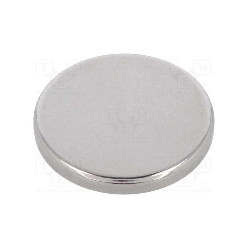 1 pcs x ELESA+GANTER - GN 55.2-ND-24-3 - Magnet: permanent, neodymium, H: 3mm, 55N, Ø: 24mm