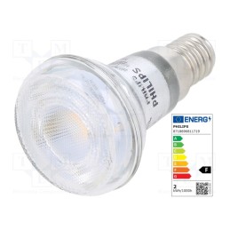 1 pcs x PHILIPS - 8718696811719 - LED lamp, warm white, E14, 230VAC, 150lm, P: 1.8W, 36°, 2700K