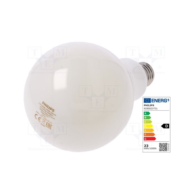 1 pcs x PHILIPS - 8718699764678 - LED lamp, cool white, E27, 230VAC, 3452lm, P: 23W, 6500K, CRImin: 80