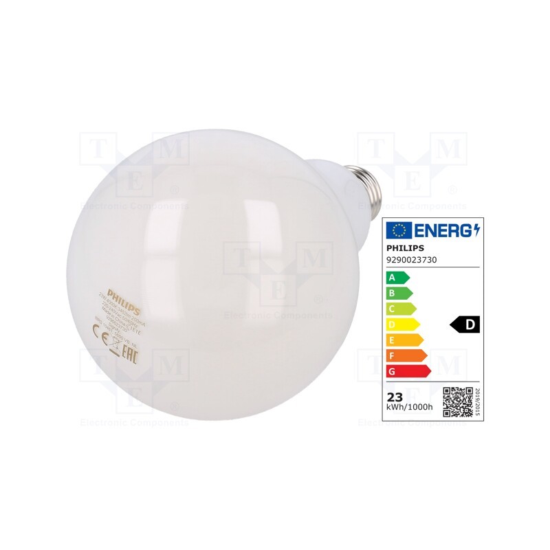 1 pcs x PHILIPS - 8718699764654 - LED lamp, neutral white, E27, 230VAC, 3452lm, P: 23W, 4000K