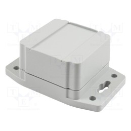 1 pcs x HAMMOND - 1555BF22GY - Enclosure: multipurpose, X: 65mm, Y: 65mm, Z: 42mm, with fixing lugs