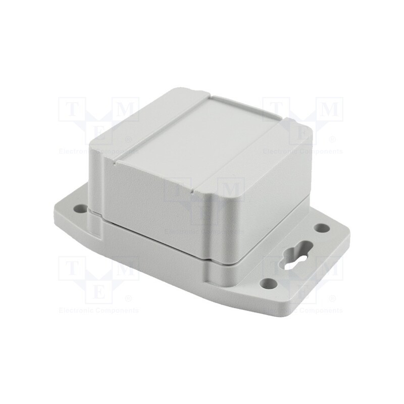 1 pcs x HAMMOND - 1555BF22GY - Enclosure: multipurpose, X: 65mm, Y: 65mm, Z: 42mm, with fixing lugs