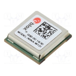 1 pcs x u-blox - NINA-W101-00B - Module: IoT, Bluetooth Low Energy,WiFi, IEEE 802.11b/g/n, SMD