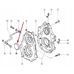 326067 0 gear housing cover d80 x 12