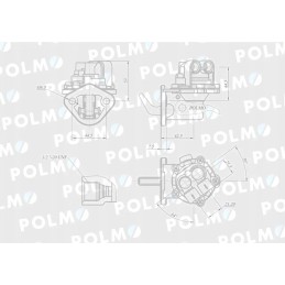 Feed pump 0011245u91 Polmo