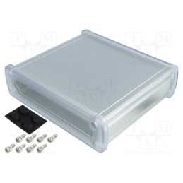 1 pcs x GAINTA - ALUG706SR120-C -AS - Enclosure: multipurpose, X: 146.6mm, Y: 129mm, Z: 41.6mm, aluminium