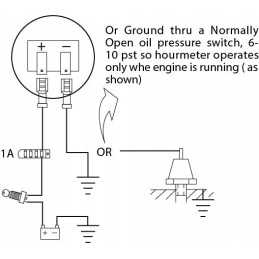 Universal hour counter 12 28v 52 mm