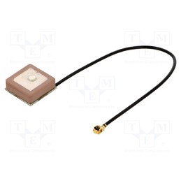 1 pcs x SR PASSIVES - GPS-ANT055 - Antenna, GPS, 0dBi, RHCP, for building in, 50Ω, 13x13x6.2mm, 3.3VDC