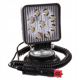 Work lamp 9 LED 27w 12v 24v, magnetically mounted