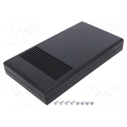 1 pcs x SUPERTRONIC - PP060AN-S - Enclosure: multipurpose, X: 112mm, Y: 200mm, Z: 31mm, vented, ABS