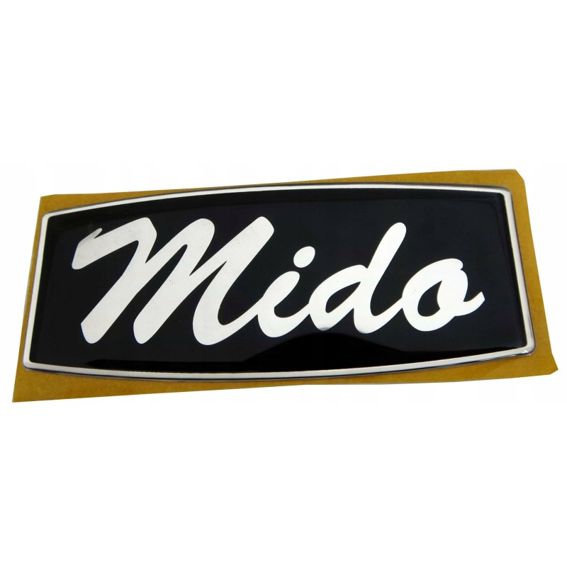 The sign is a convex letter