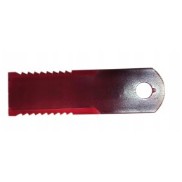 Forage harvester knife, serrated 060017 173x50x4mm fi 18
