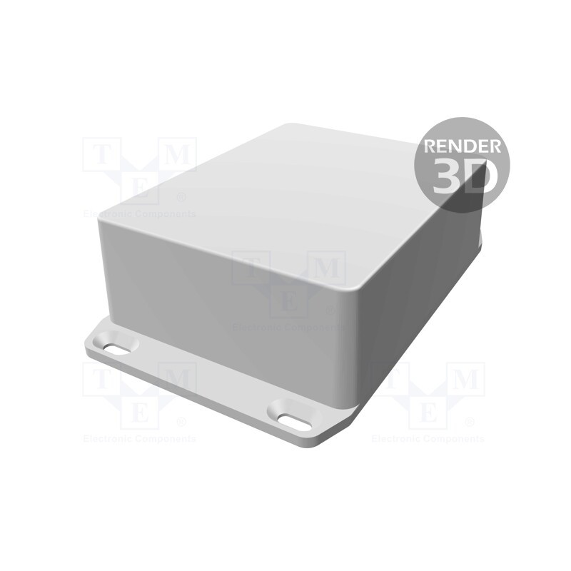 1 pcs x HAMMOND - 1590WBBSFL - Enclosure: multipurpose, X: 94mm, Y: 119mm, Z: 42mm, 1590W, aluminium