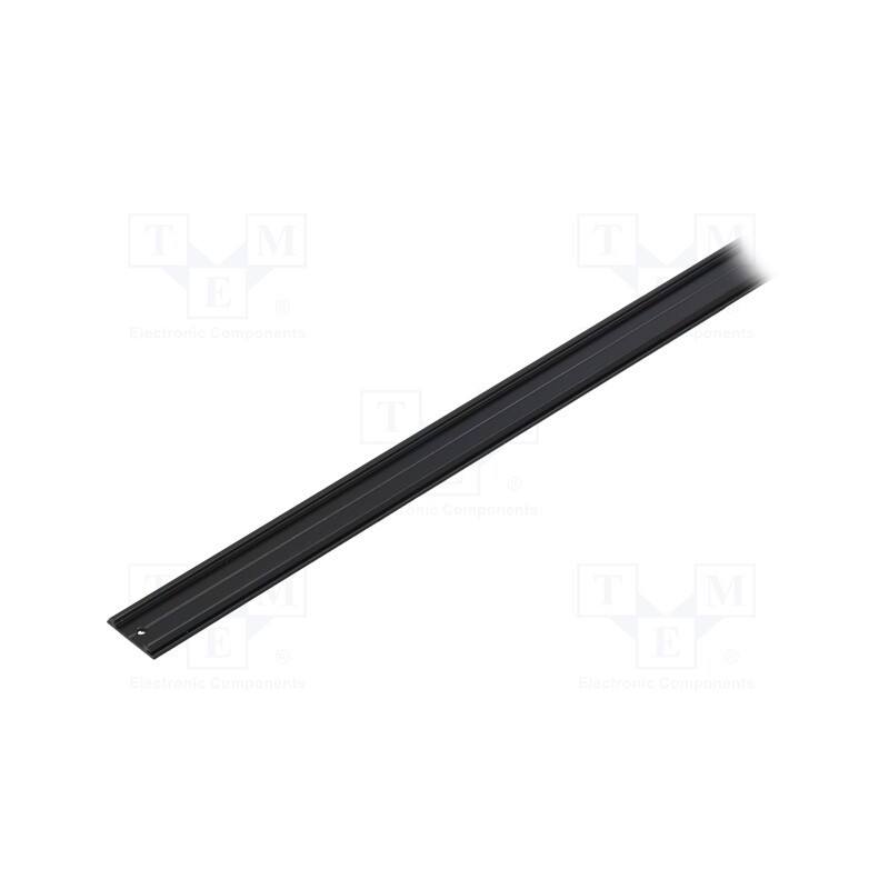 1 pcs x TOPMET - B2000002 - Profiles for LED modules, black, L: 1m, ARC12, aluminium, surface