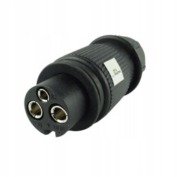 3-pin female plug, 3-pole reverse