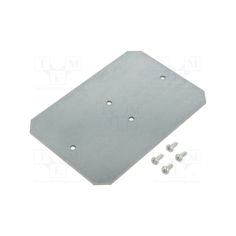 1 pcs x SPELSBERG - 19701101 - Mounting plate, steel, W: 100mm, L: 146mm, Thk: 2.5mm, Plating: zinc
