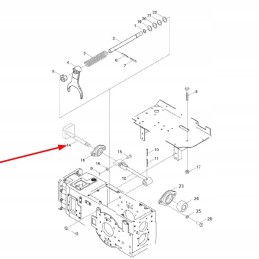 Ts04383010001 differential lock pedal