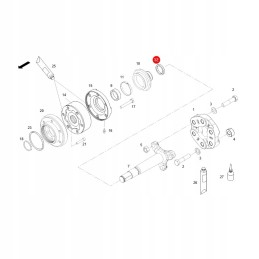 Ring 36x46x5 fendt 158305080090 original