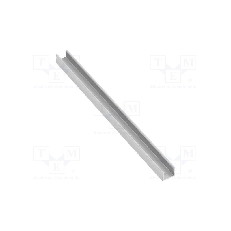 1 pcs x GTV Poland - PA-GLAXMICNK1M-AL - Profiles for LED modules, silver, 1m, GLAX MIKRO, aluminium