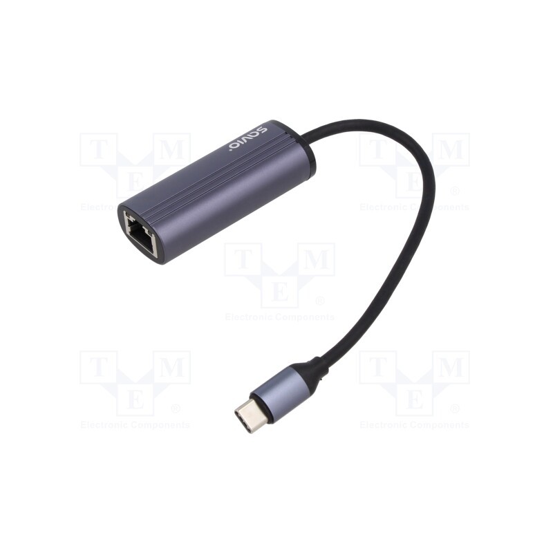 1 pcs x SAVIO - SAVAK-56 - USB to Fast Ethernet adapter, USB 3.1, 10/100/1000Mbps, PnP