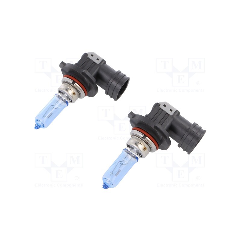 1 set x ELTA - EB1005TR - Filament lamp: automotive, P20d, blue, 12V, 60W, VISIONPRO BLUE