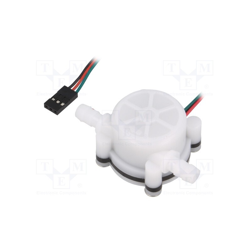 1 pcs x DFROBOT - SEN0216 - Sensor: turbine flowmeter, PWM, 5÷12VDC, Gravity, Arduino