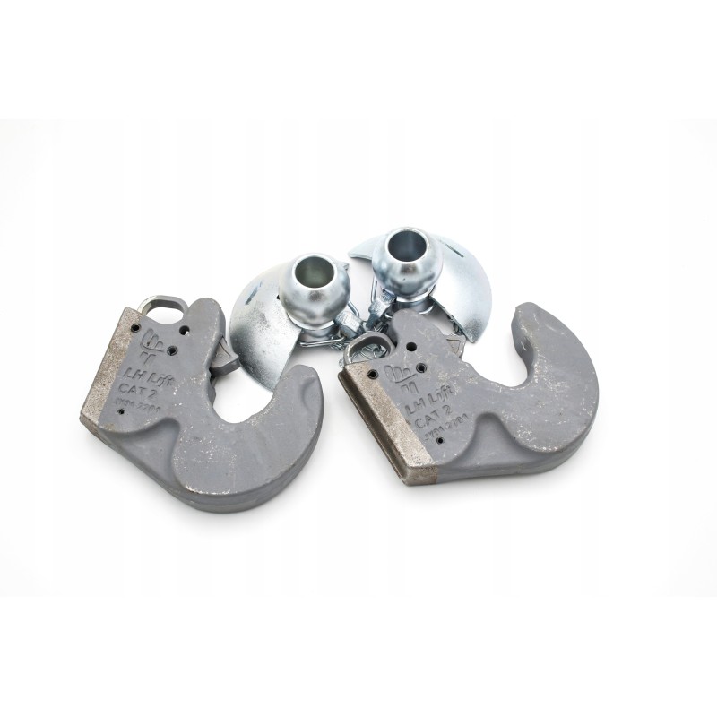 Set of connector hooks and balls with collar, category 2