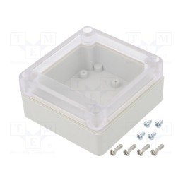1 pcs x HAMMOND - RP1050C - Enclosure: multipurpose, X: 80mm, Y: 85mm, Z: 40mm, Ritec, light grey