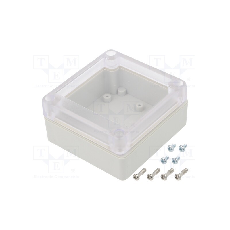 1 pcs x HAMMOND - RP1050C - Enclosure: multipurpose, X: 80mm, Y: 85mm, Z: 40mm, Ritec, light grey