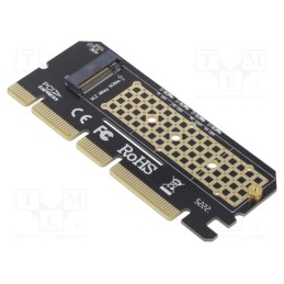 1 pcs x SAVIO - SAVAK-41 - PC extension card: PCIe, M.2 (M key),PCIe