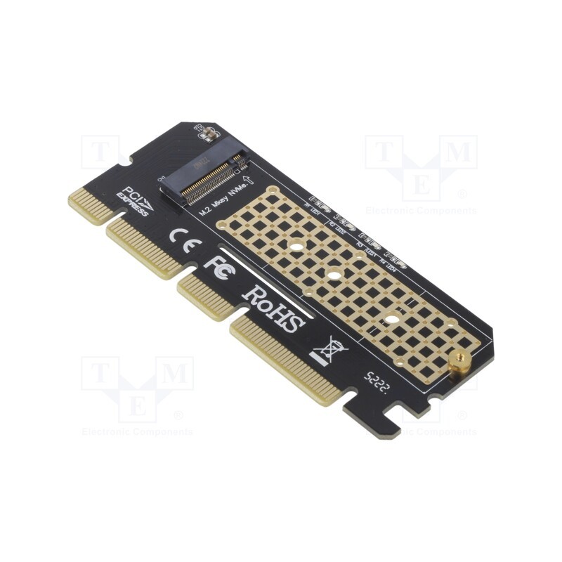 1 pcs x SAVIO - SAVAK-41 - PC extension card: PCIe, M.2 (M key),PCIe
