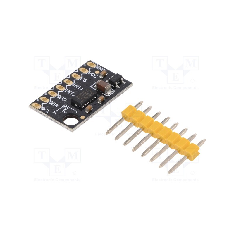 1 pcs x DFROBOT - SEN0032 - Sensor: accelerometer, 3.3÷6VDC, I2C,SPI, ADXL345, ±2,±4,±8,±16g