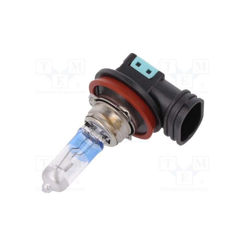 1 set x ELTA - EB6711TR - Filament lamp: automotive, PGJ19-2, blue,transparent, 12V, 55W