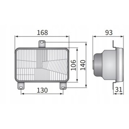 Massey Ferguson mf4235 mf8260 headlight