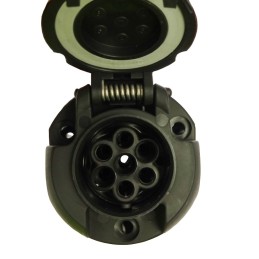 Plug socket 7 pole hermetic socket p